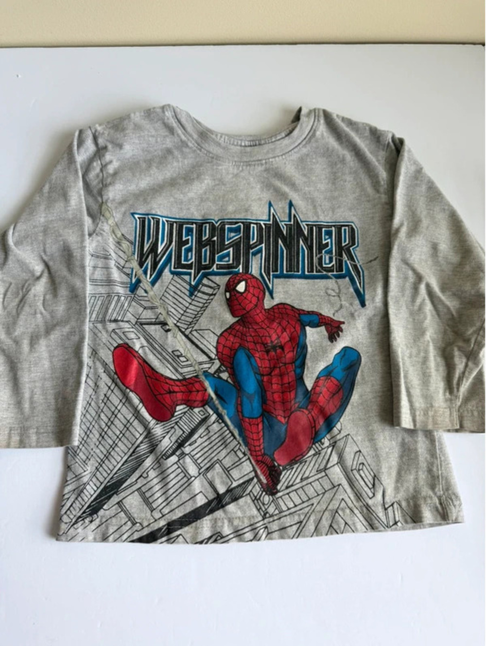Marvel Spider Sense Spider-Man Webspinner Long Sleeve T-Shirt Size 5